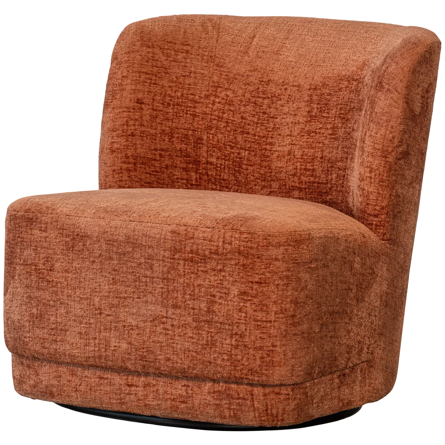 Atty Draaifauteuil Velvet Oranje