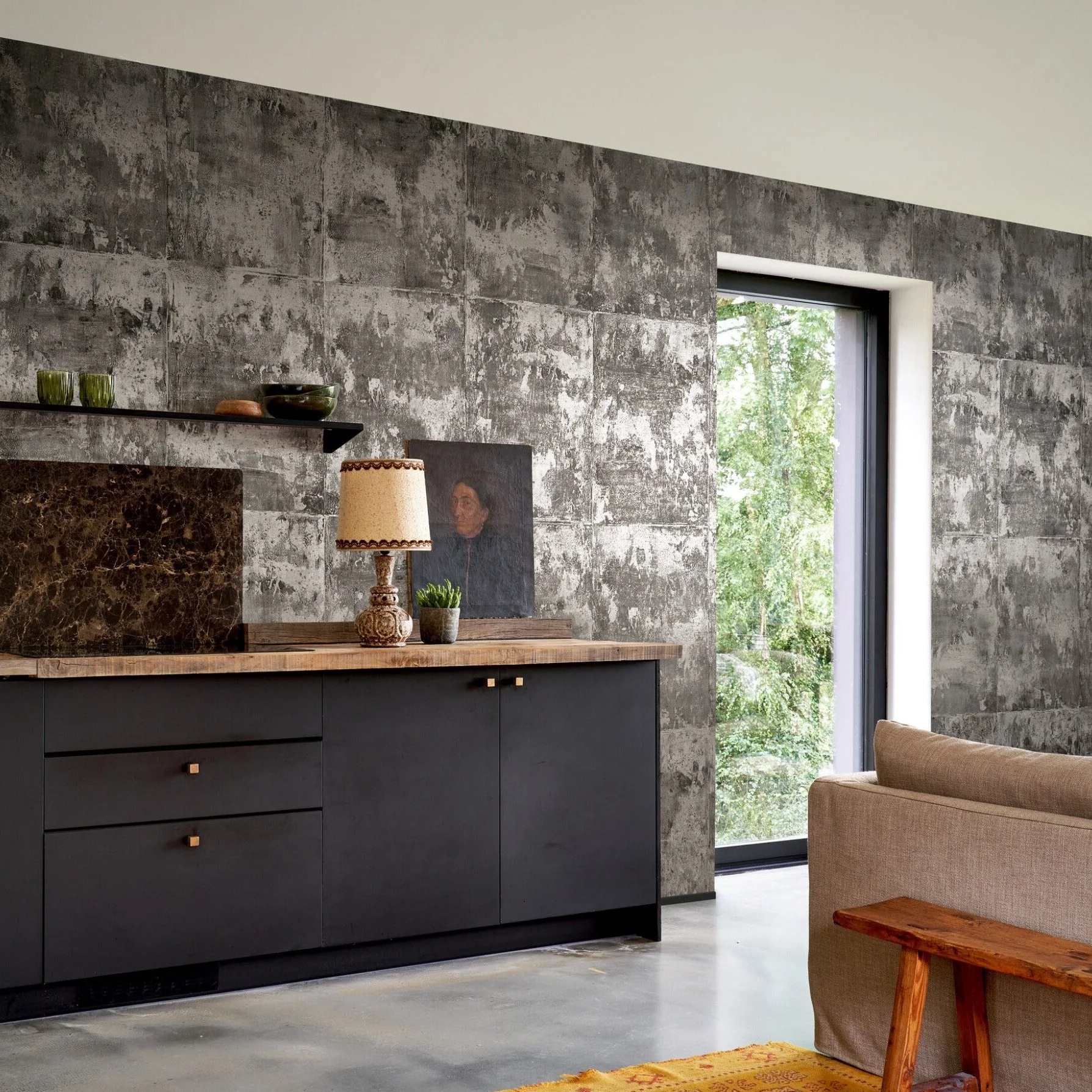 Behang Metal X Patina Platinum 85501 - Arte - Image 6
