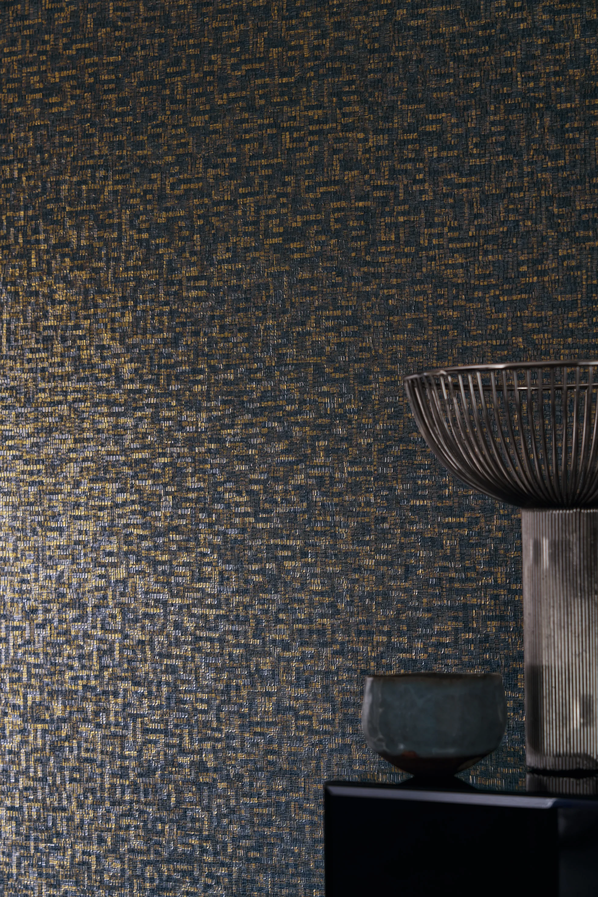 Behang Texture Métal Tessela 75043680 - Casamance - Image 3