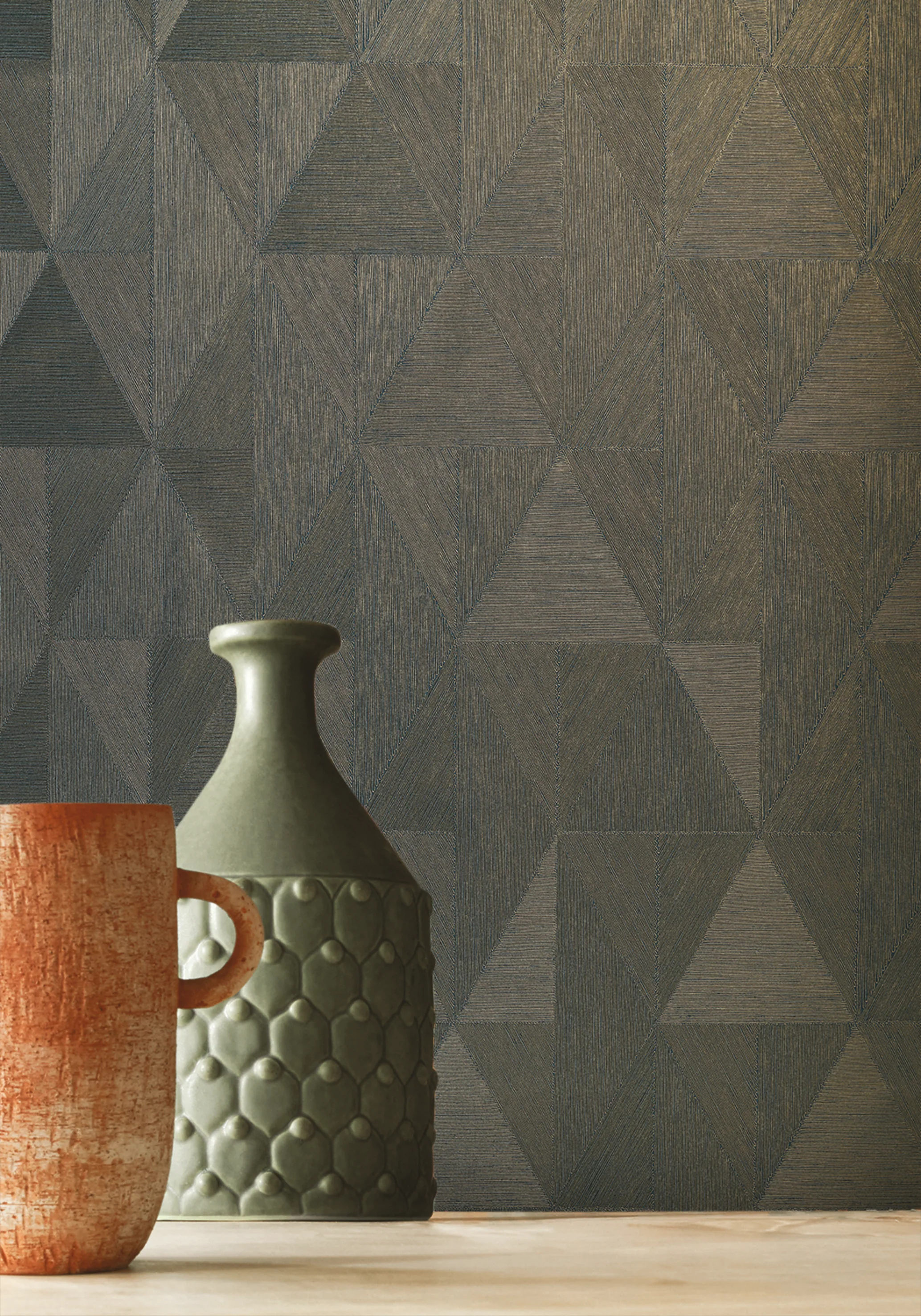 Behang Texture Métal Parangon 75771120 - Casamance - Image 2