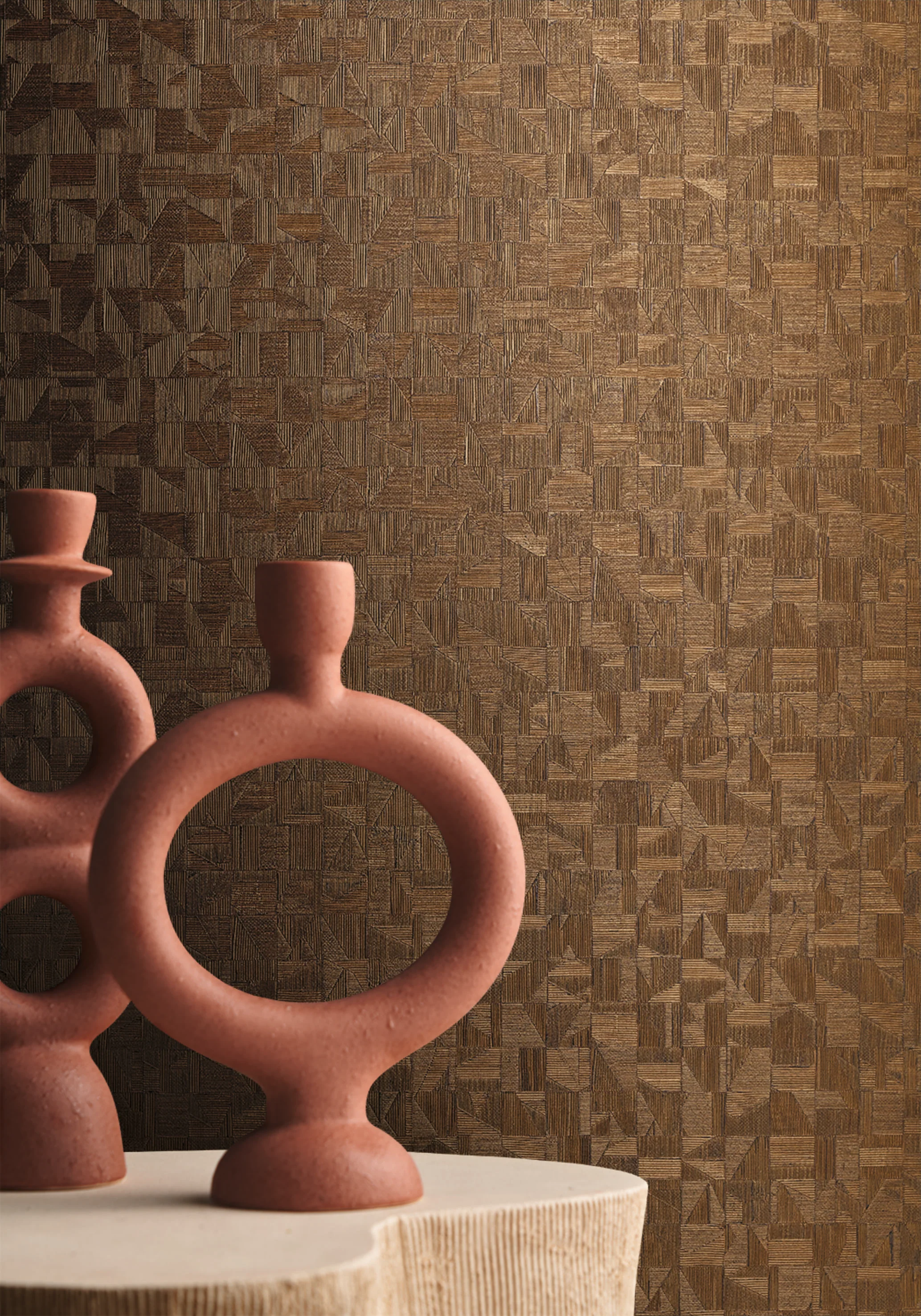 Behang Texture Métal Tiznit 74400344 - Casamance - Image 2