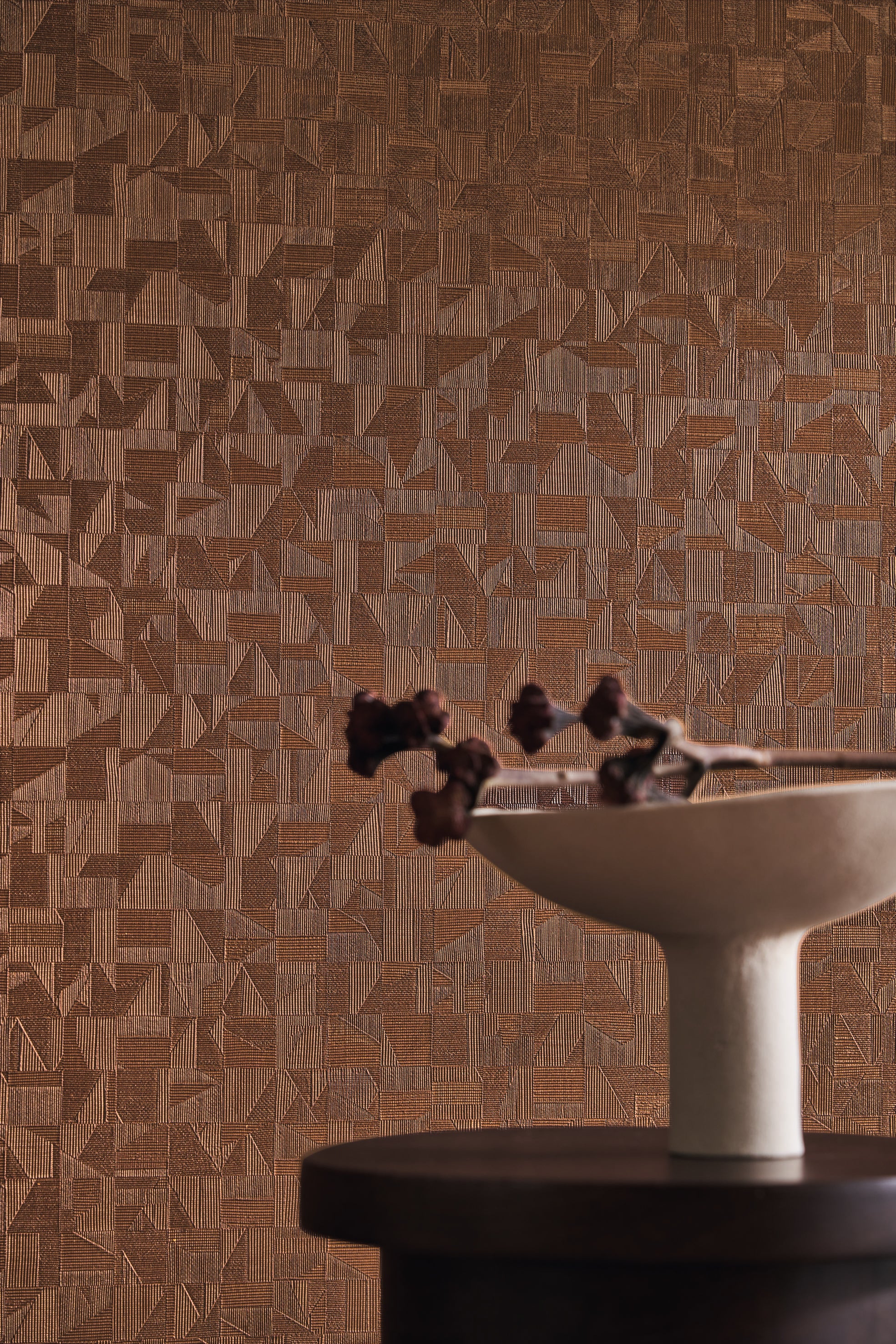 Behang Texture Métal Tiznit 74401160 - Casamance - Image 2
