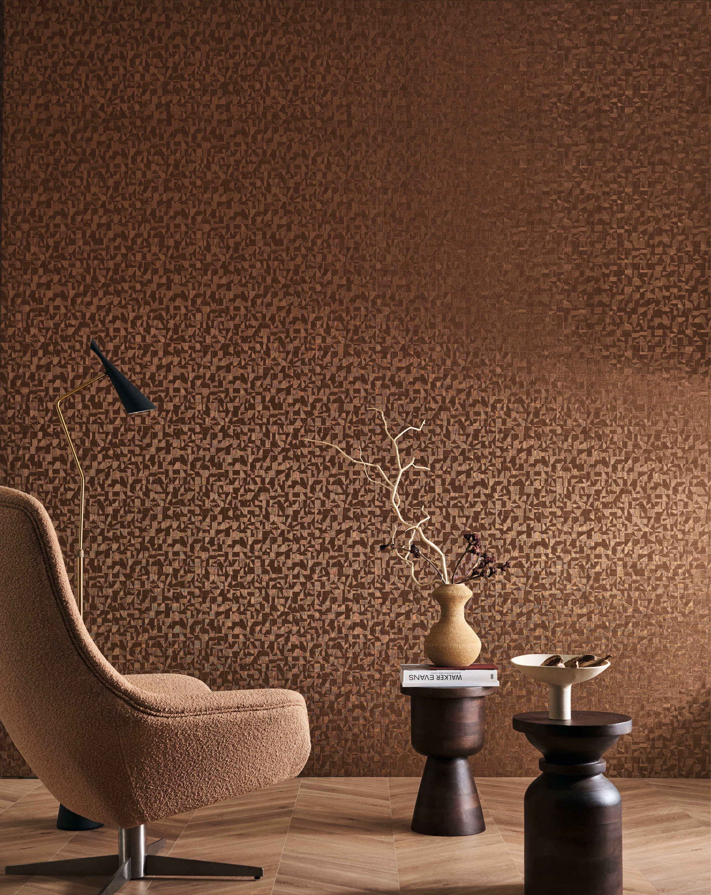Behang Texture Métal Tiznit 74401160 - Casamance - Image 3