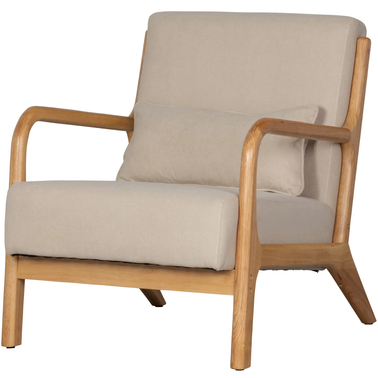 Fauteuil Mark - Geweven stof Natural