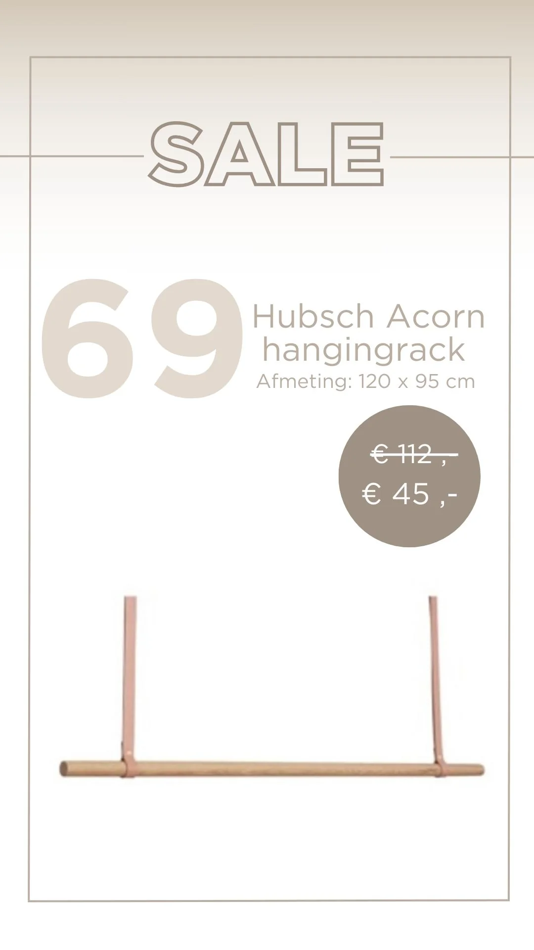 Hangingrack Acorn - Hubsch - Image 3