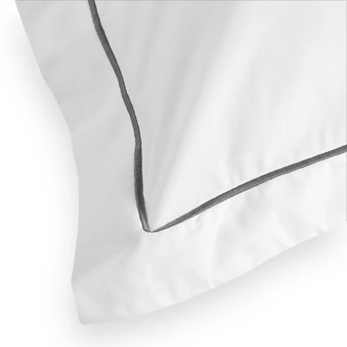 Kussensloop Celine - Anthracite - Egyptisch Katoen - Image 8