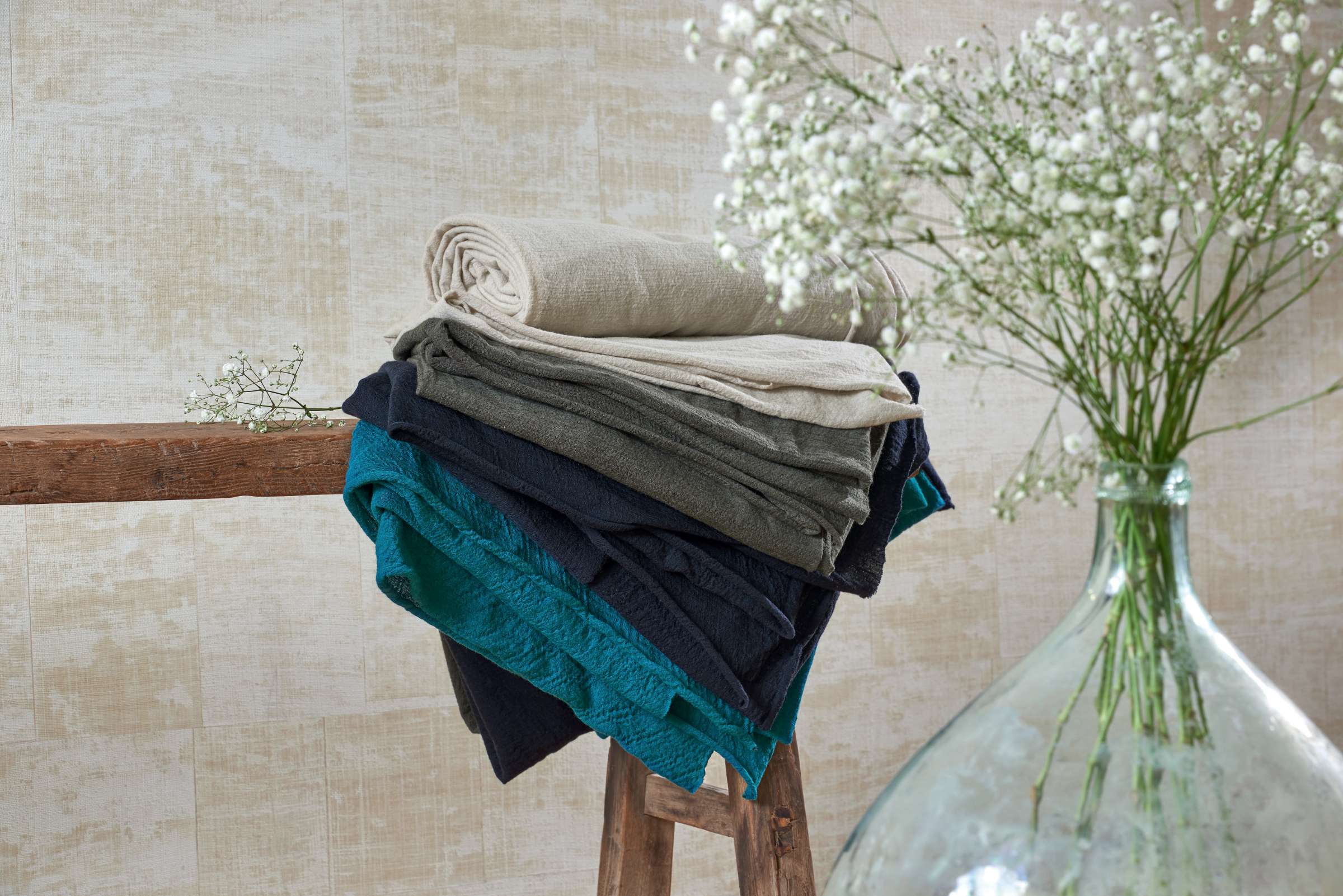 Plaid Indianna Turquoise - Elitis - Image 3