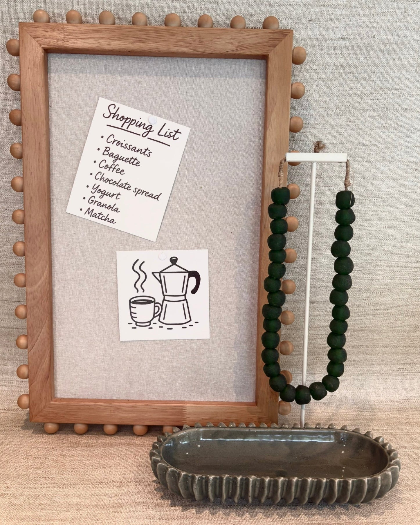 Prikbord Rubber hout - Image 3