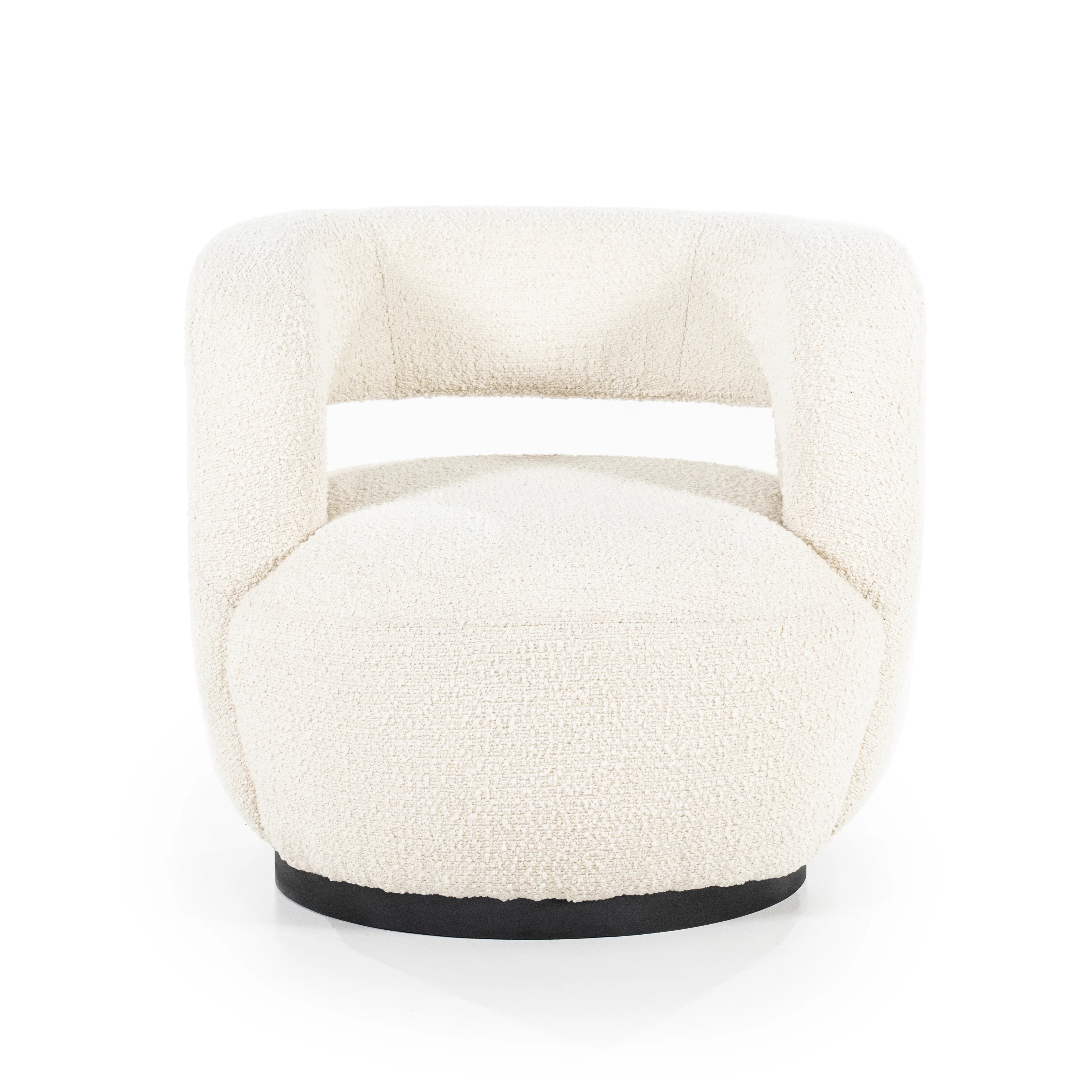 Sharon draaifauteuil - Bouclé Beige - Image 5