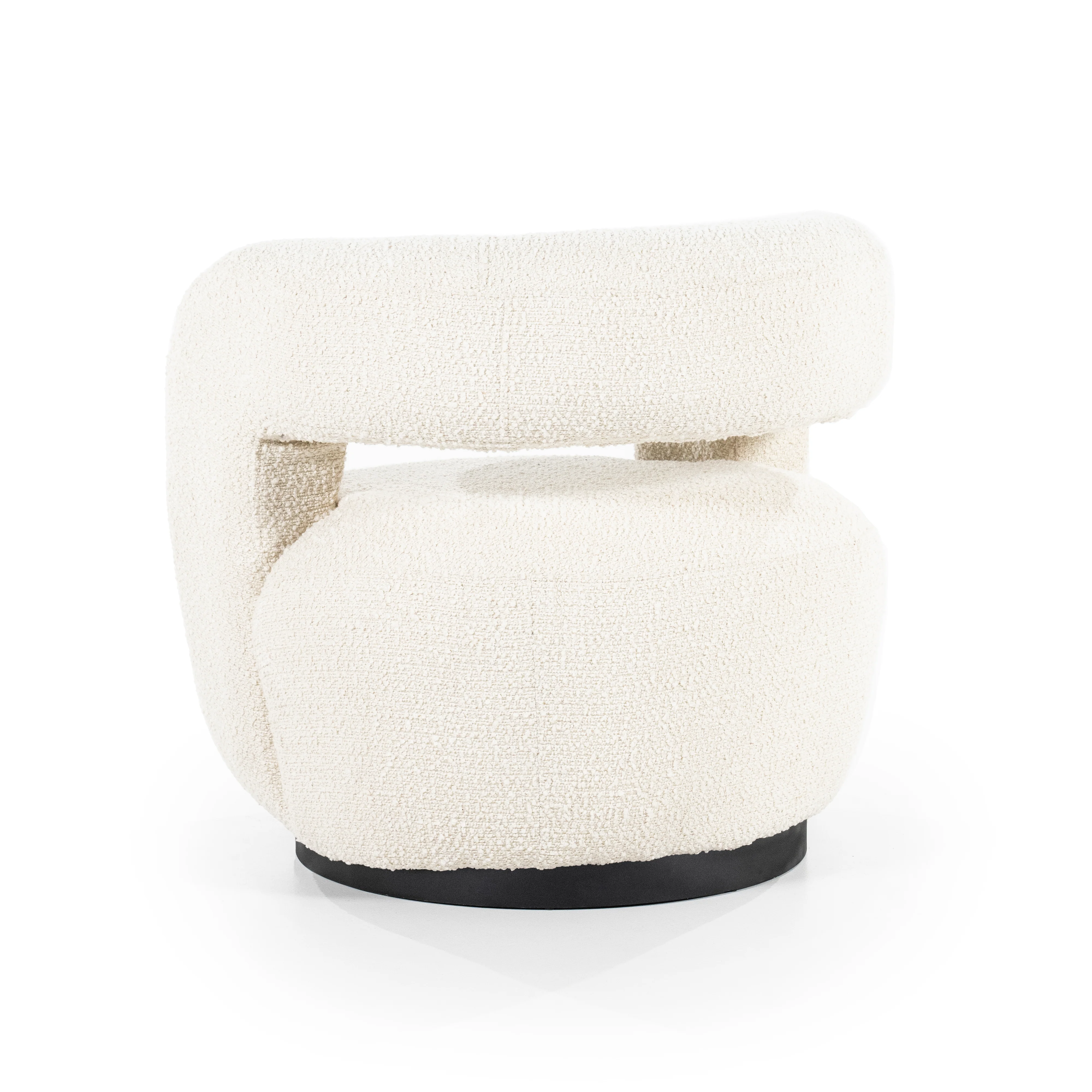 Sharon draaifauteuil - Bouclé Beige - Image 7