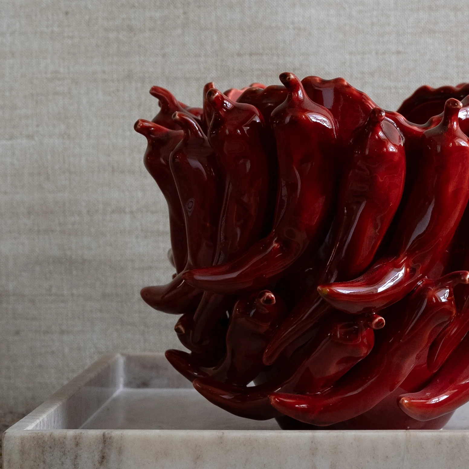 Vaas Pepper - Keramiek - Rood - Image 2
