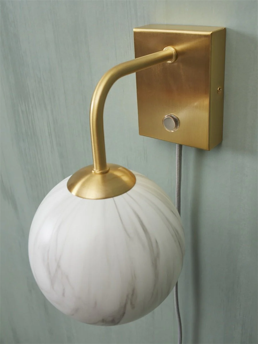 Wandlamp Carrara Blobe - White Marble - Image 2