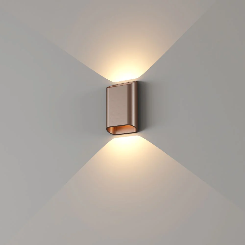 Wandlamp Diaz S Brons Geborsteld