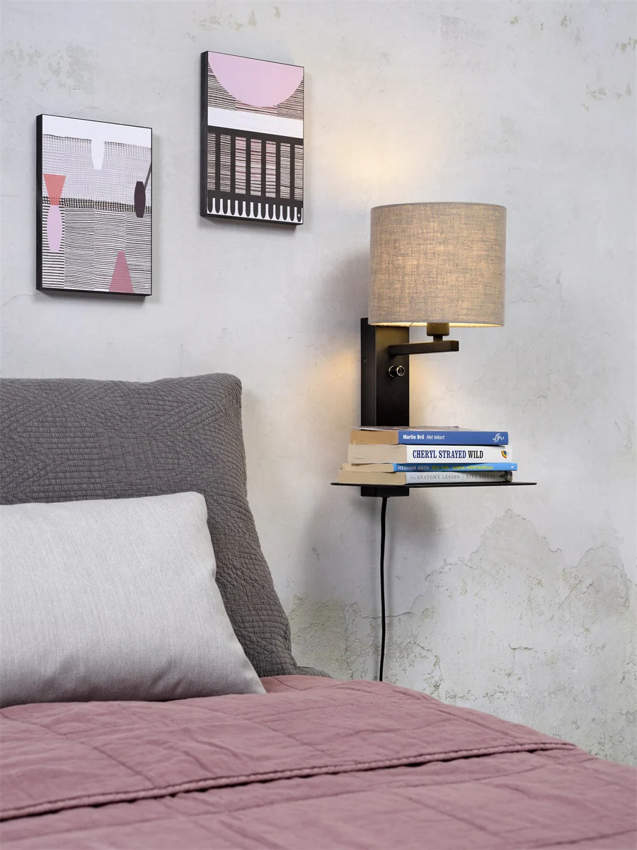Wandlamp Florence - Dark beige - Image 2