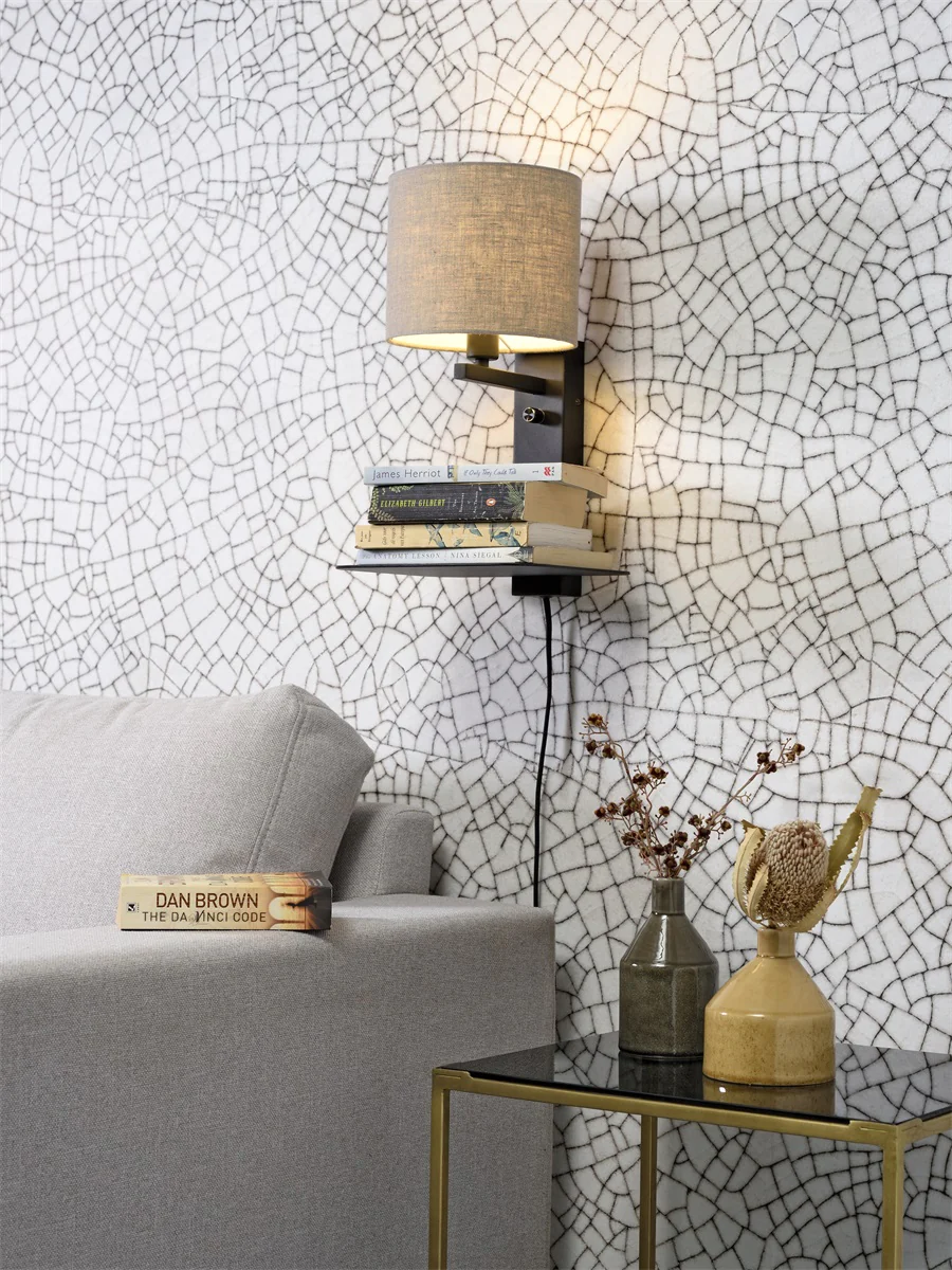 Wandlamp Florence - Dark beige - Image 3