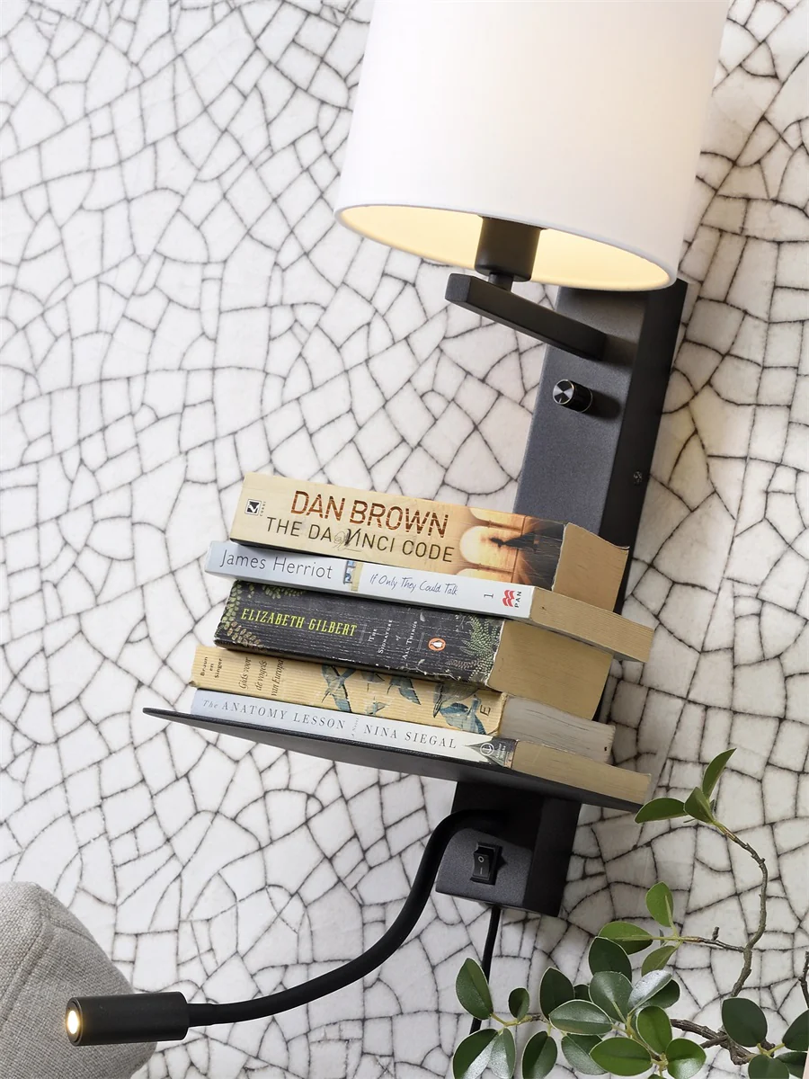 Wandlamp Florence met leeslamp - White - Image 2