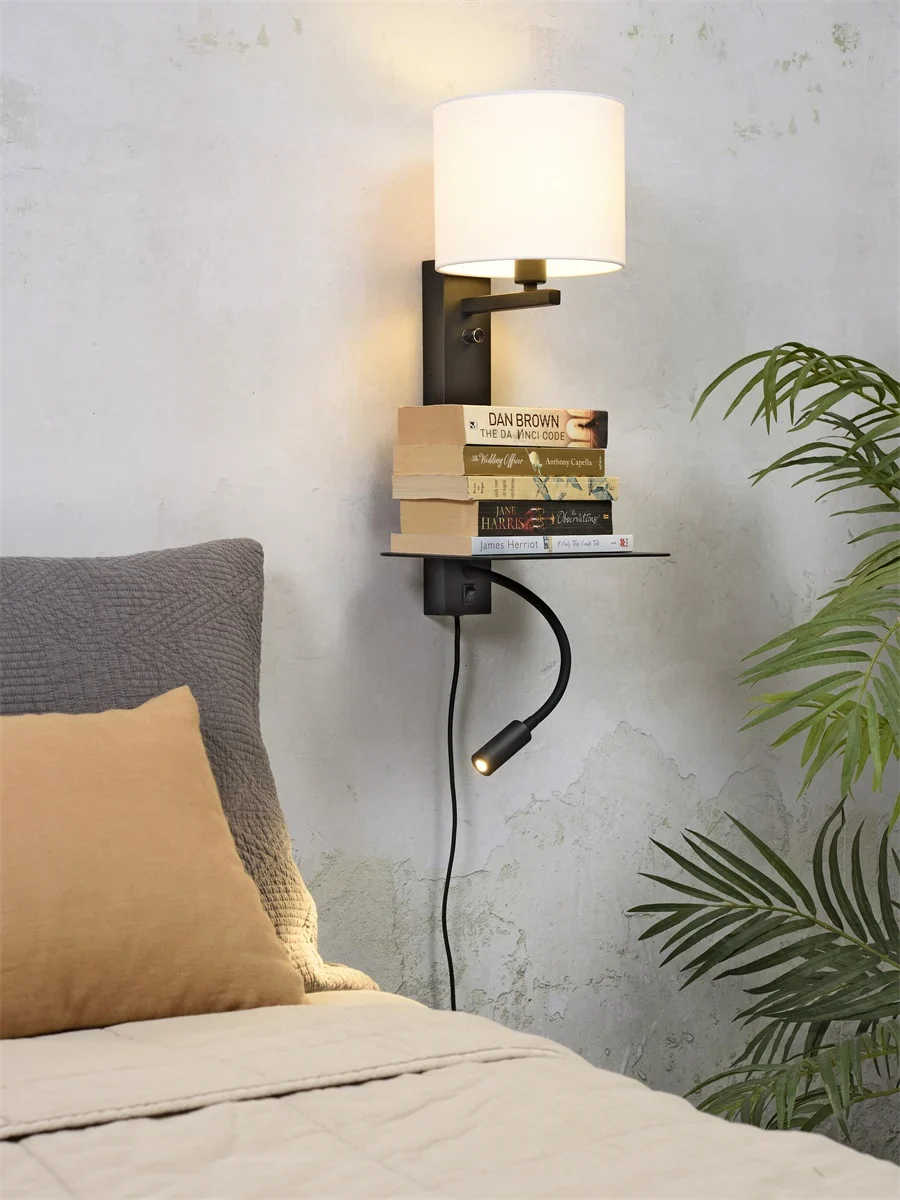 Wandlamp Florence met leeslamp - White - Image 9