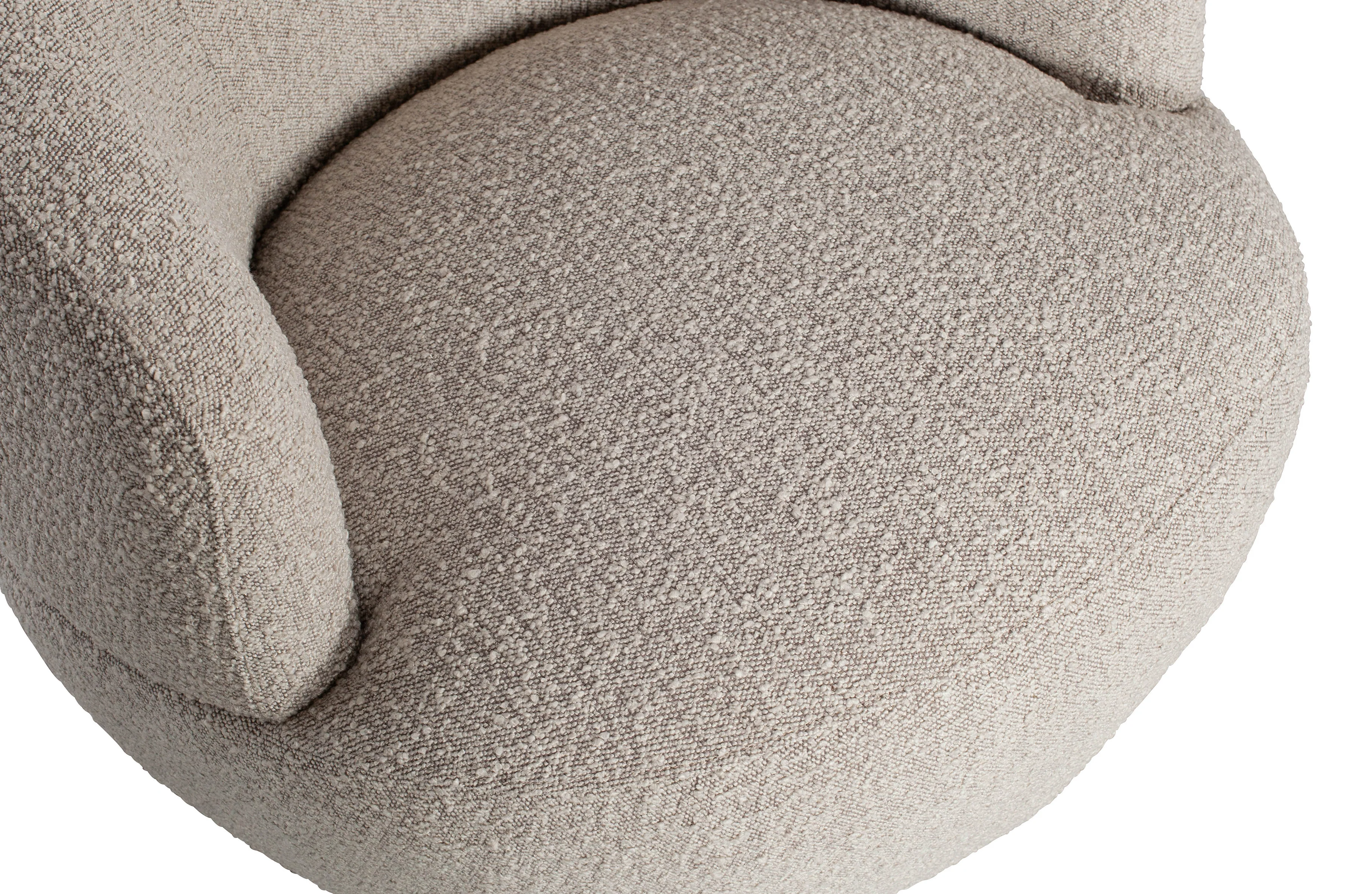 Woolly draaifauteuil Bouclé naturel - Image 3