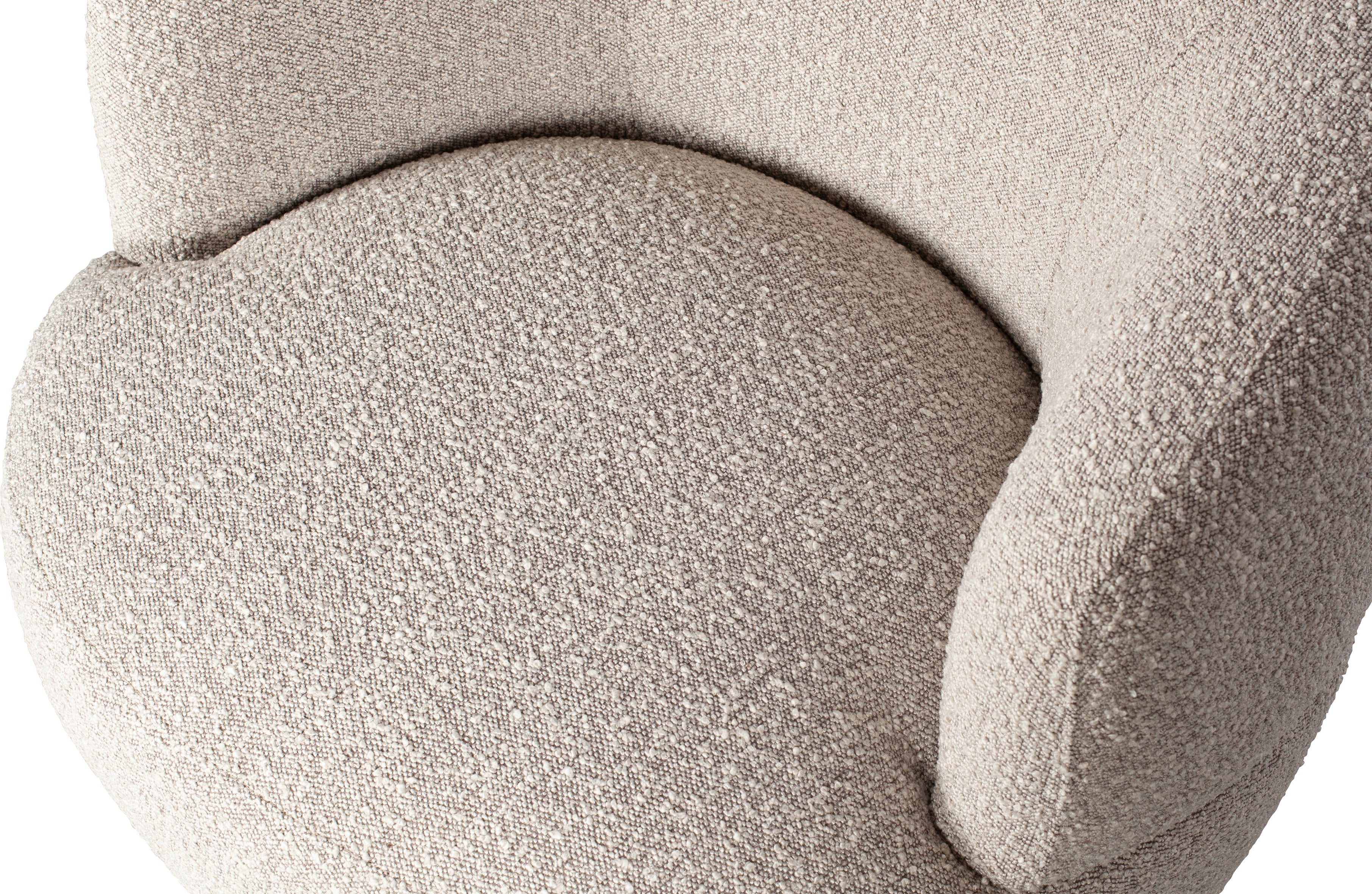 Woolly draaifauteuil Bouclé naturel - Image 4