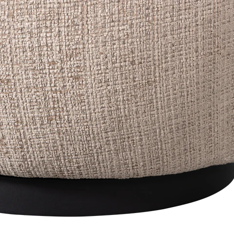 Woolly draaifauteuil Chenille Zand - Image 6